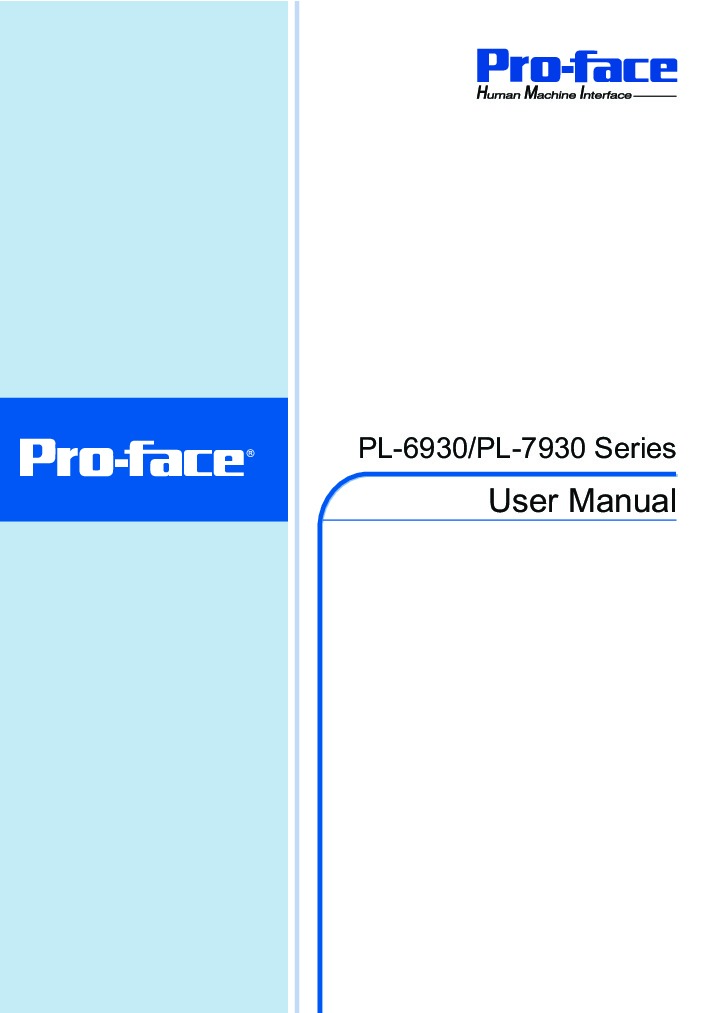 First Page Image of PL-6930 PL-7930 Series User Manual PL6930-T41.pdf